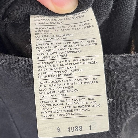 Sisley  Embroidered Midi Linen Dress in Brown 2  NWOT - Picture 11 of 15